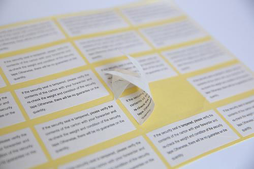 不干膠使用激光模切和傳統模切的比較