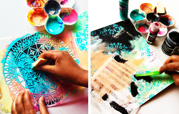 激光鏤空機能大大提高塑料手繪模板的生產效率！